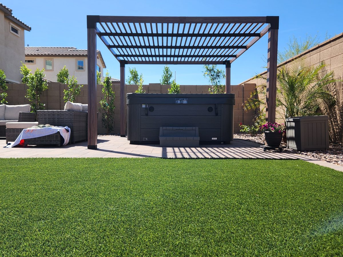 Pergola installed by Ready & Abel LLC