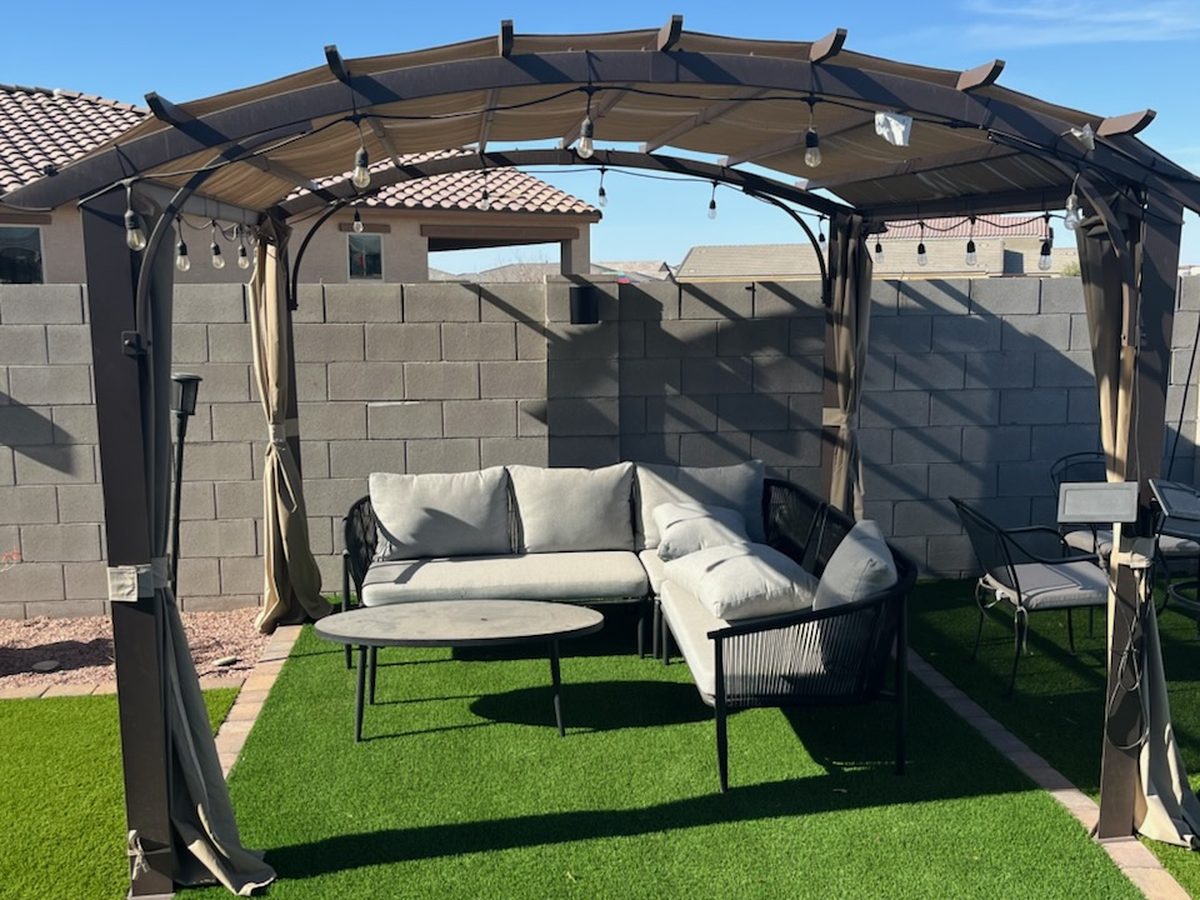 Pergola installed by Ready & Abel LLC